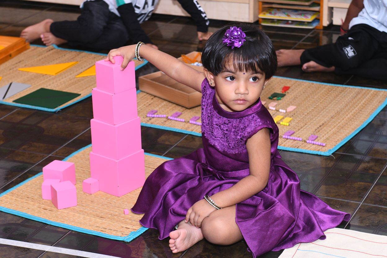 A Montessori learning activity