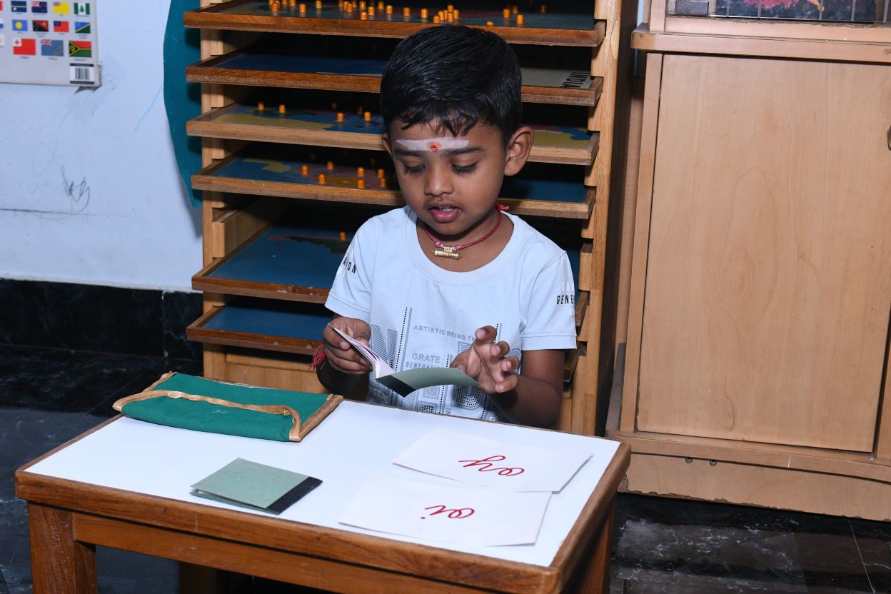 Children working together in the classroom